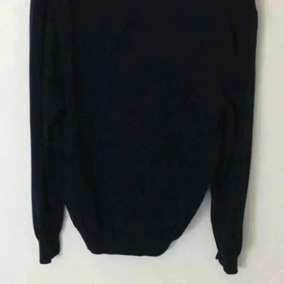 Jos. A Bank Pima Cotton Blue Large 1/4 Zip Sweater - Picture 5 of 5